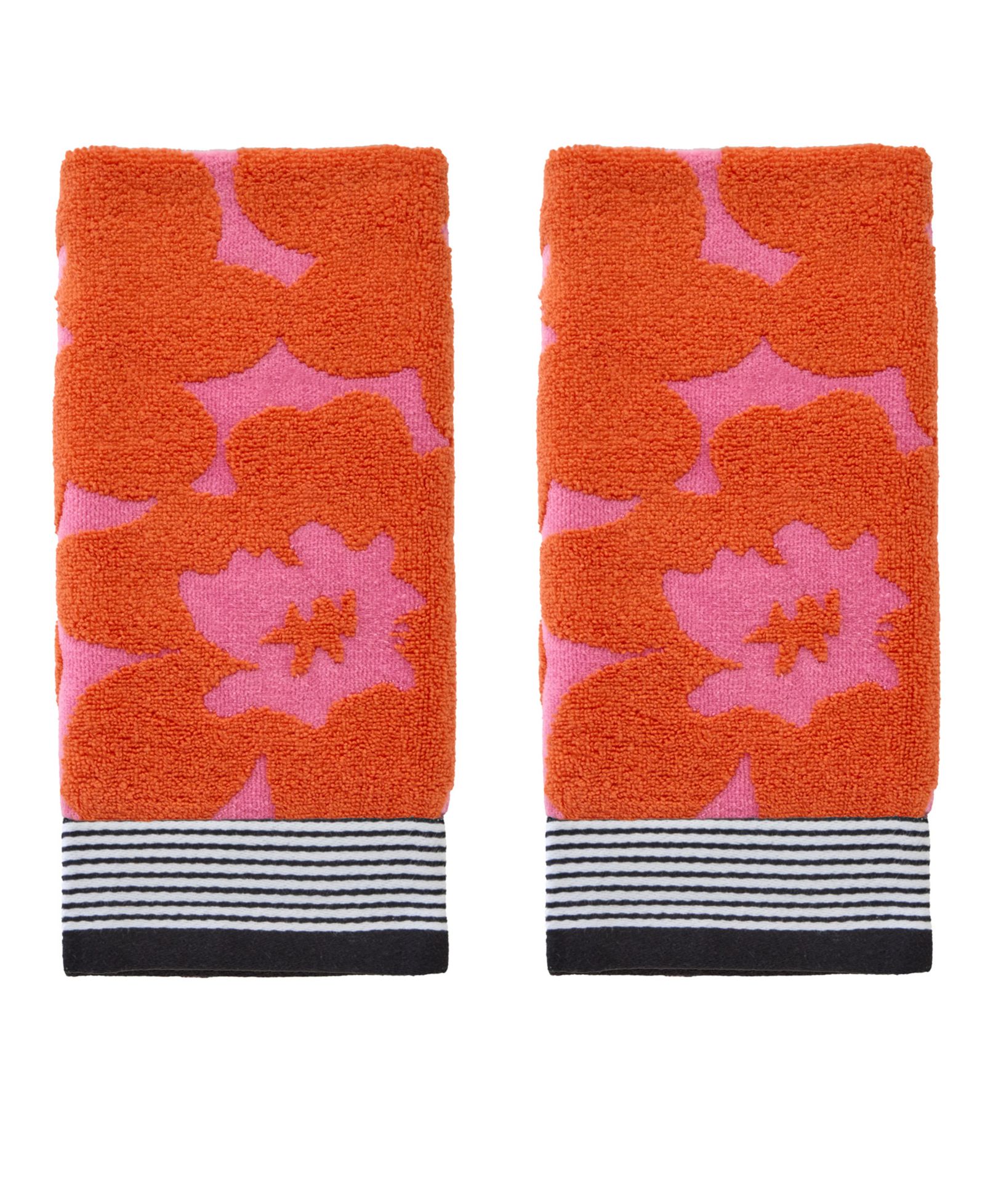 SKL Home Floral Grande Jacquard 2-Piece Hand Towel Set