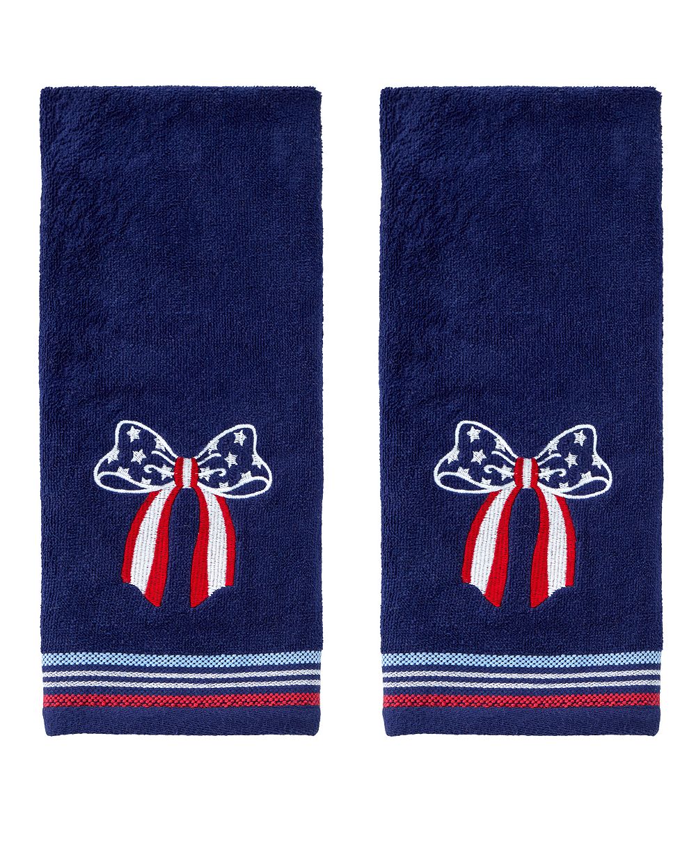 SKL Home набор из 2 полотенец для рук Americana Bow