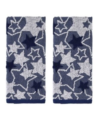 Набор из 2 полотенец для рук SKL Home Seasonal Stars Jacquard
