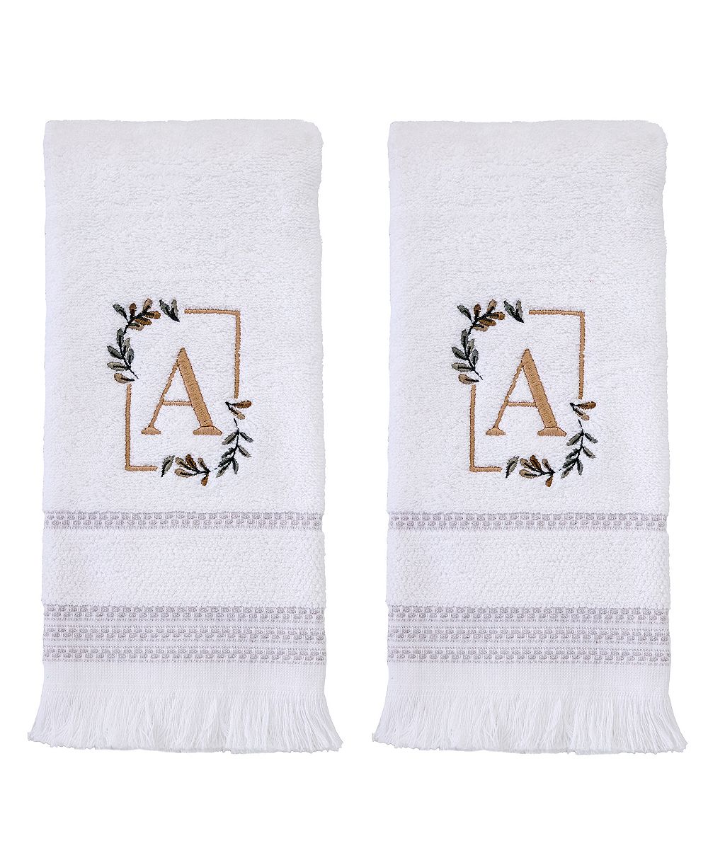 SKL Home Everyday Monogram набор из 2 полотенец для рук