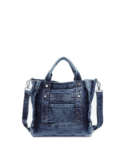 SUSU Женская сумка через плечо, мини-саквояж Washed Mini Satchel Top Handle Everyday Casual Handbag