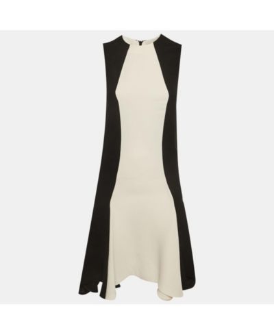 Pre-Owned Stella Mccartney Women's Crepe Paneled Midi Dress