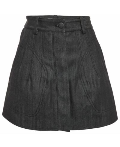 Pre-Owned Balenciaga Women's Denim Mini Skirt