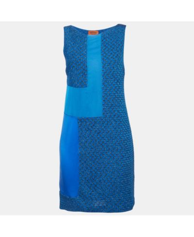 Pre-Owned Missoni Women's Lurex Knit Sleeveless Mini Dress