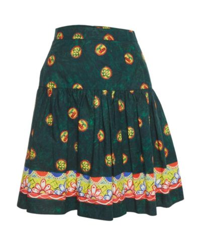 Pre-Owned Dolce & Gabbana Women's Cherry Print Cotton Mini Skirt