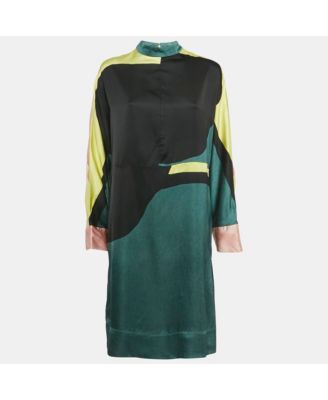 Женское атласное платье Marni Shift, б/у