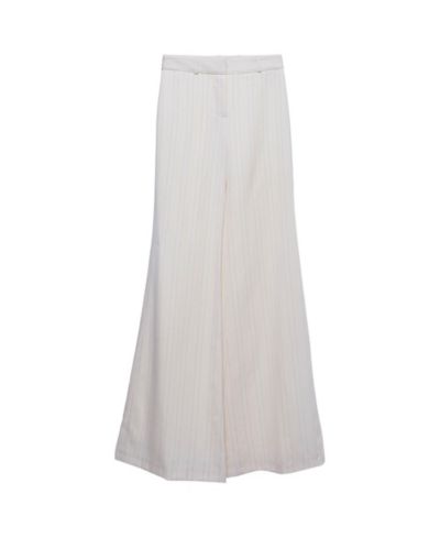 Женские брюки Pre-Owned Chloe Striped Twill Wide Leg