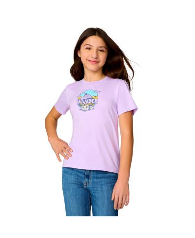 Детская футболка Free Country Girls' Microtech Graphic Crew Neck