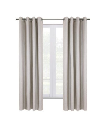 Thermaplus Shadow Blackout UV Protection Grommet Curtain Panel for Windows