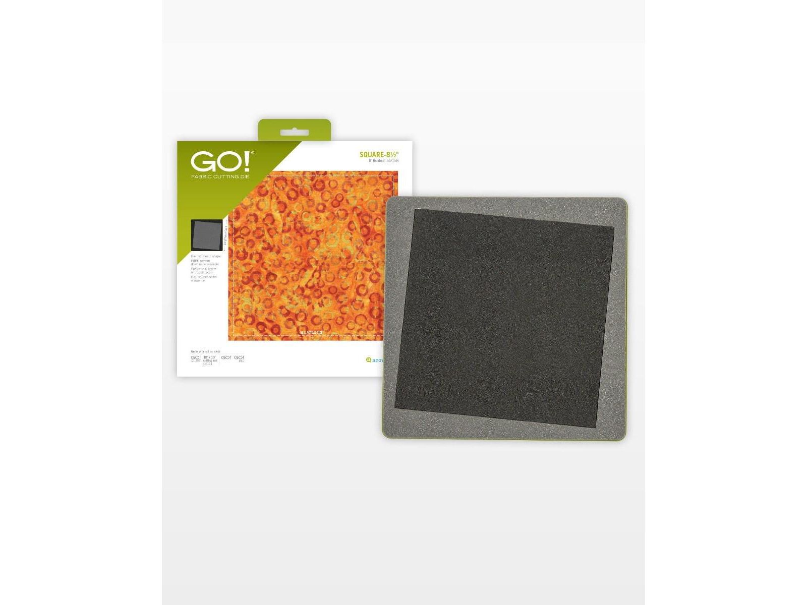 Форма AccuQuilt GO Square Die - 8 1/2" (8" Finished) для квилтинга