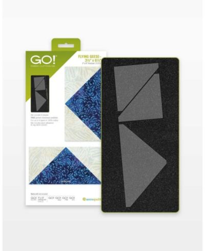 Вырубной штамп AccuQuilt GO Flying Geese-3 1/2" x 6 1/2" для квилтинга