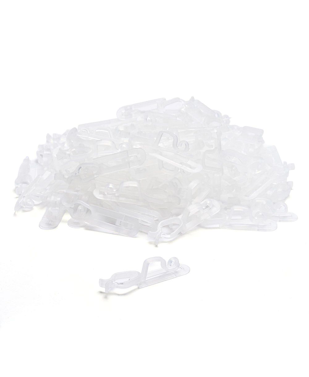 DELight 100 Pieces Christmas Light Clips All in One Plus C7 C9 Hangers for Gutters