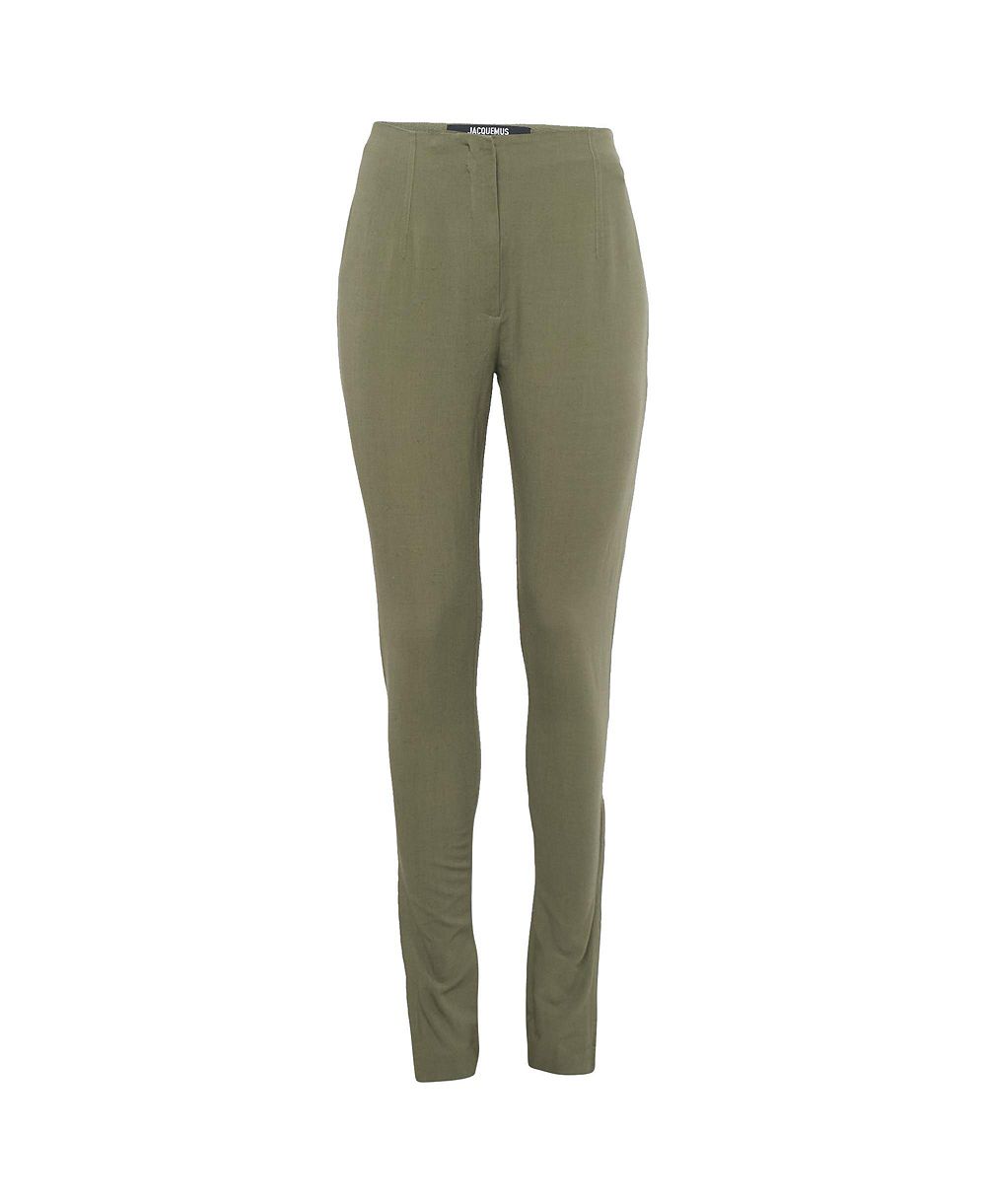 Pre-Owned Jacquemus Women's Linen Blend Skinny Trousers