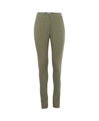 Женские узкие брюки Jacquemus из смеси льна, б/у