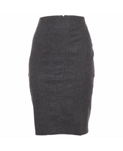 Pre-Owned Brunello Cucinelli Women's Felt Pencil Skirt