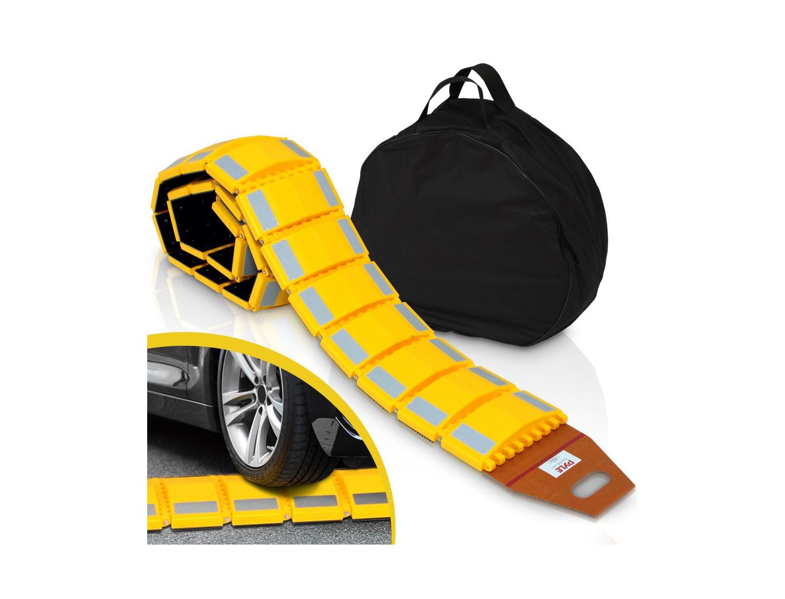 Переносной дорожный ограничитель Pyle Speed Bump, 9.8-Foot
