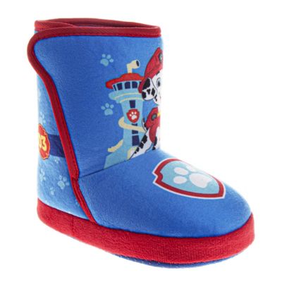 Disney Nickelodeon Paw Patrol Boy's Slippers Soft, Cozy, and Fun Slip On