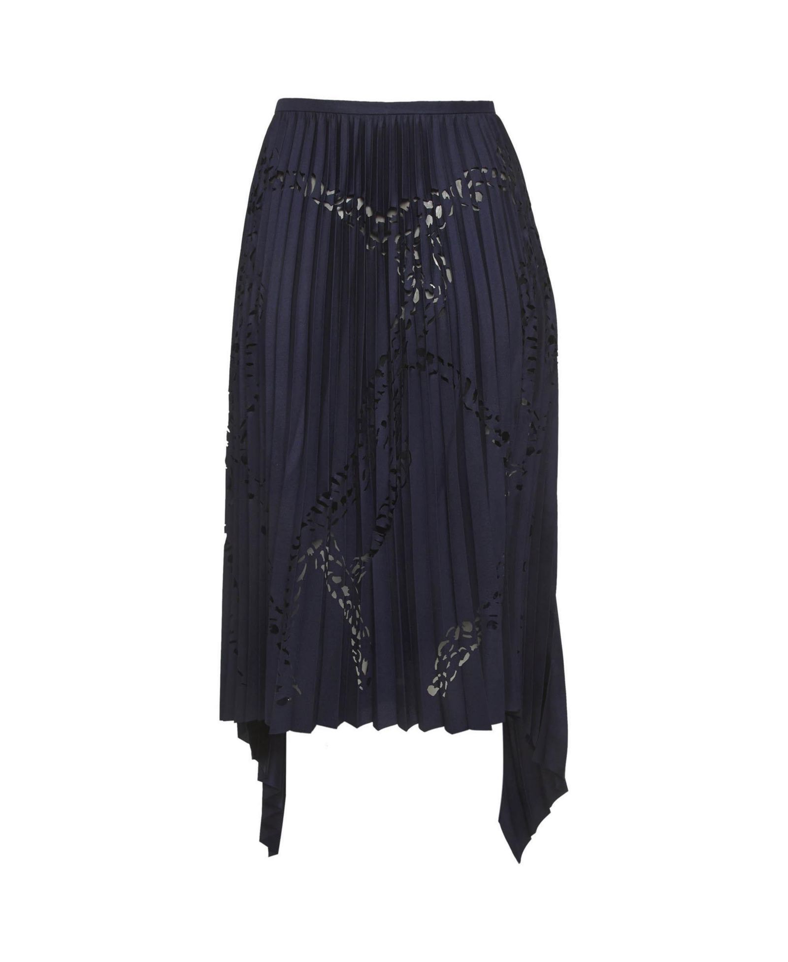 Женская юбка Emilio Pucci Pre-Owned Laser Cut Plisse High Low Hem