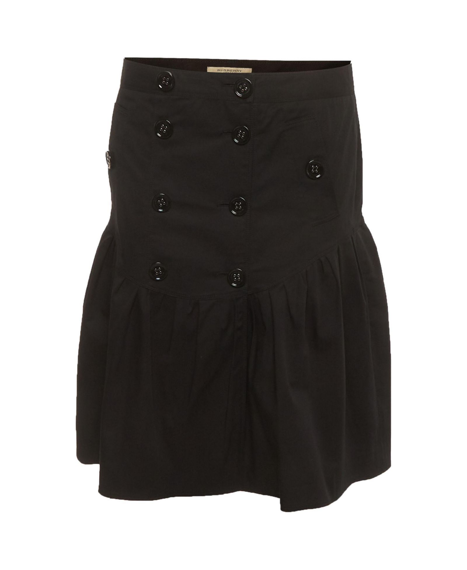 Pre-Owned Burberry Women's Cotton Pleated Short Skirt