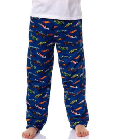 Hot Wheels Boys' Die-Cast Cars All Over Print Lounge Kids Pajama Pants Sleepwear