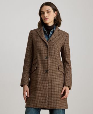 Женское однобортное пальто Lauren Ralph Lauren Walker
