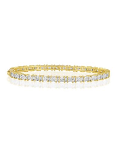 Simona Radiant Square 4-Prong CZ Bangle