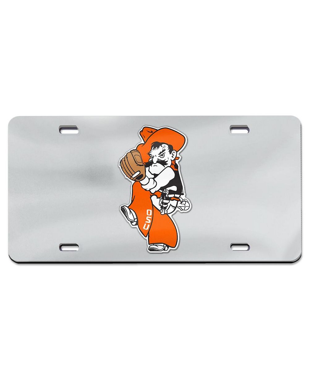 Номерной знак Wincraft Silver Oklahoma State Cowboys Baseball Pete из акрила