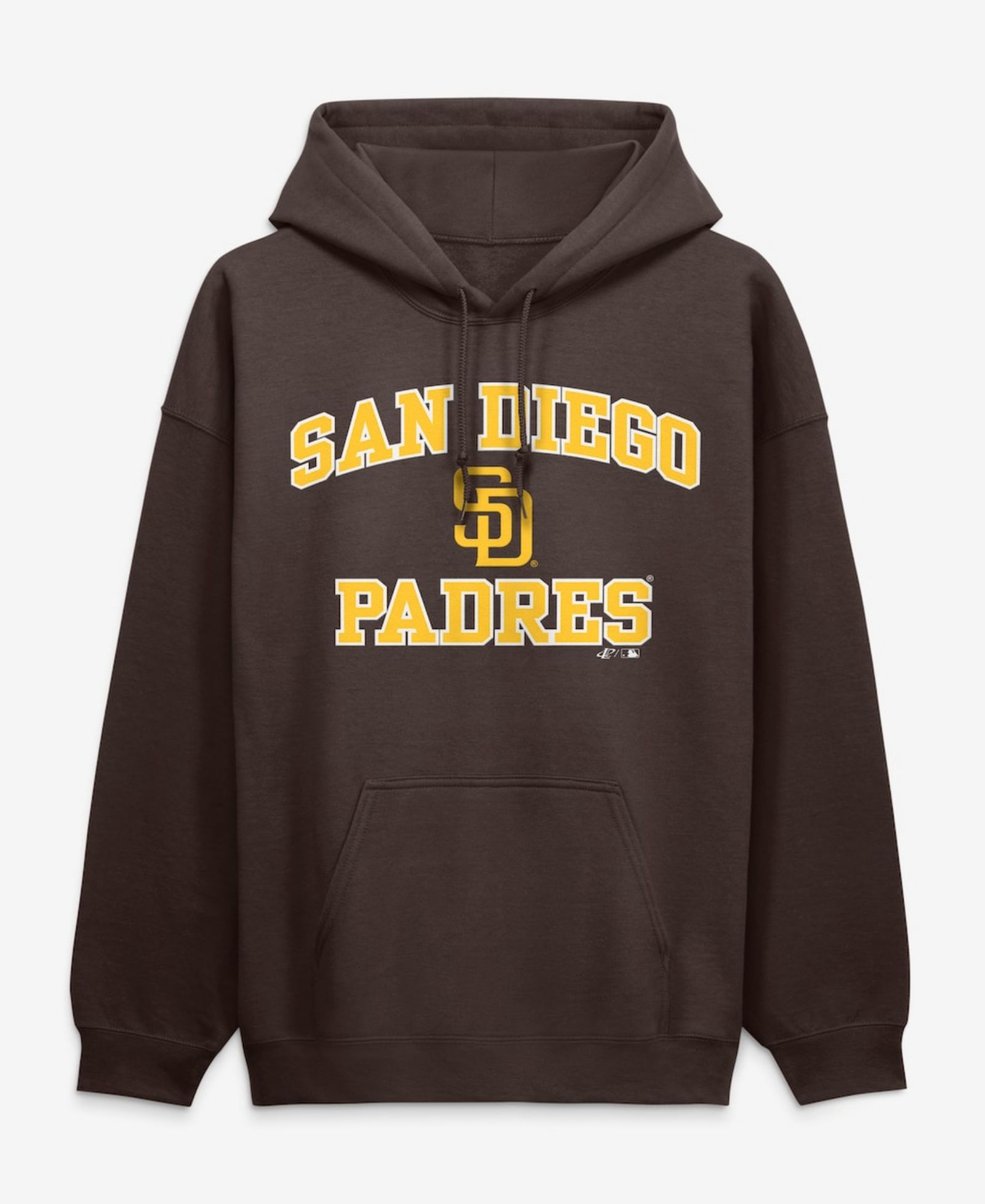 Мужское худи Logo Athletic Brown San Diego Padres Heart Soul