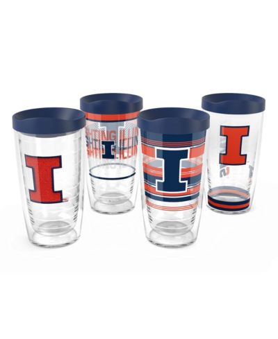 Tervis Illinois Fighting Illini 4-Pack 16oz. Classic Tumbler Set