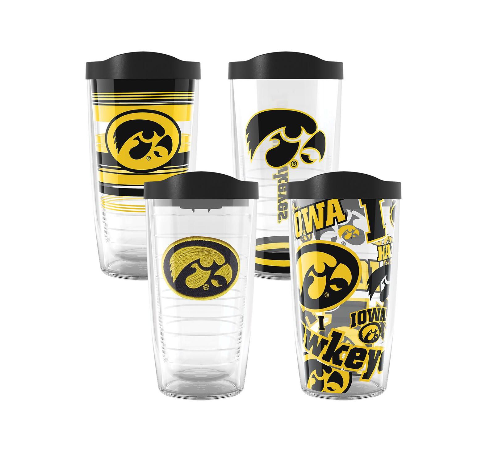 Tervis Iowa Hawkeyes 4-Pack 16oz. Classic Tumbler Set