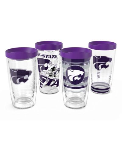 Набор стаканов Tervis Kansas State Wildcats 4-Pack 16oz. Classic
