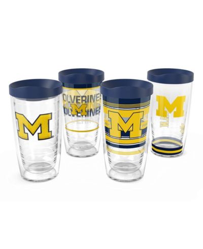 Tervis Michigan Wolverines 4-Pack 16oz. Classic Tumbler Set