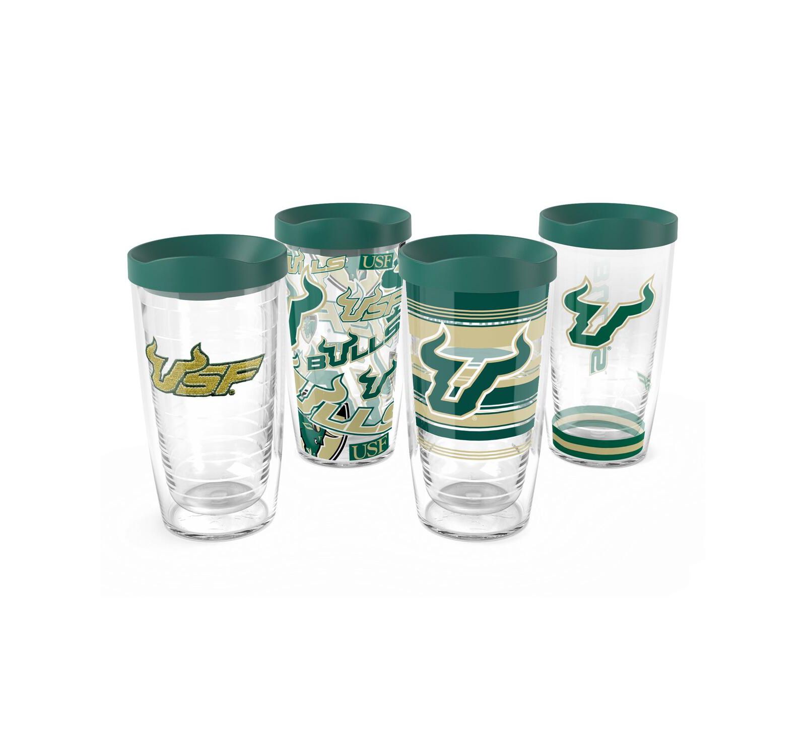 Tervis набор классических стаканов South Florida Bulls 4-Pack 16oz.