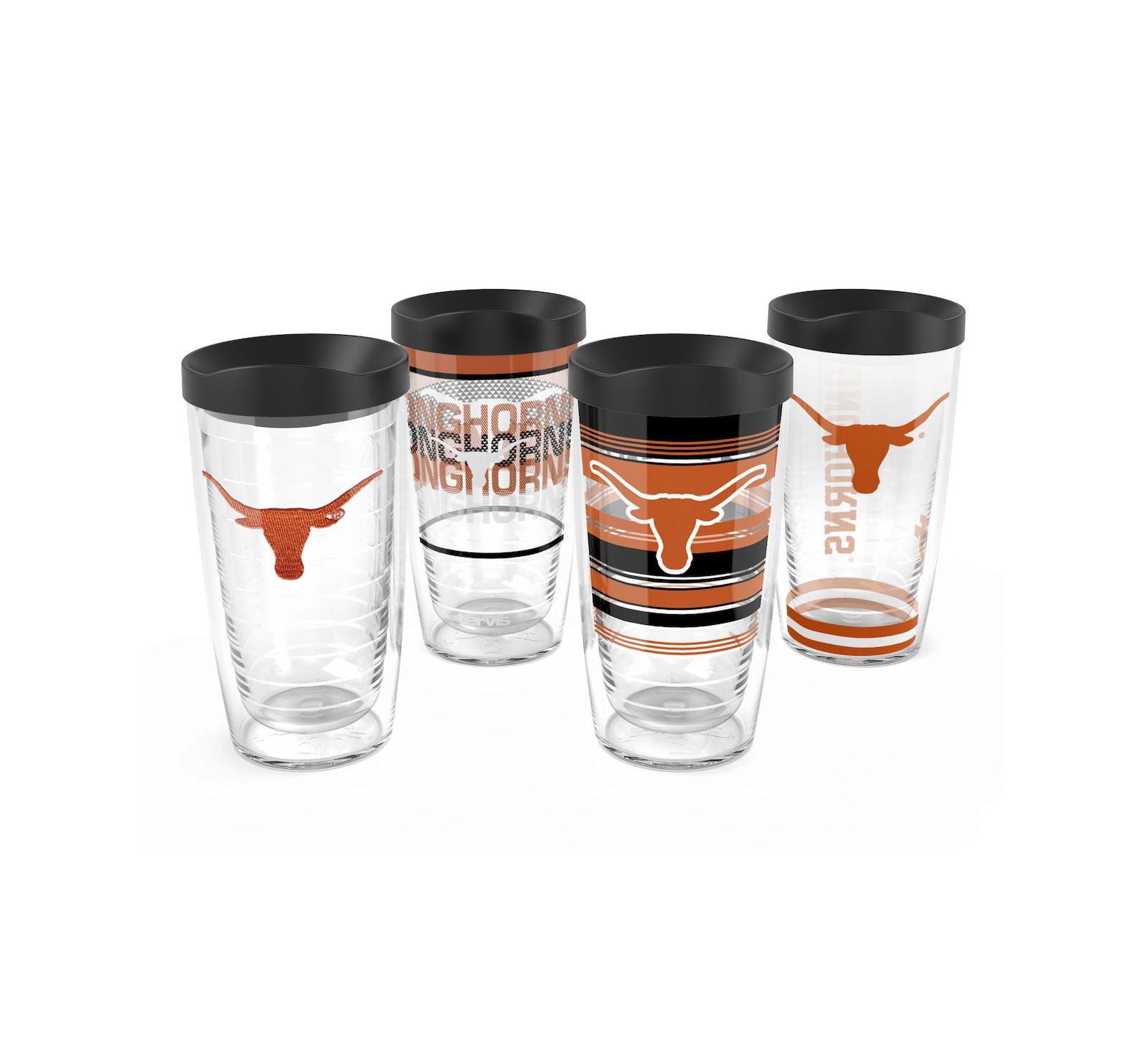 Tervis Texas Longhorns 4-Pack 16oz. Classic Tumbler Set