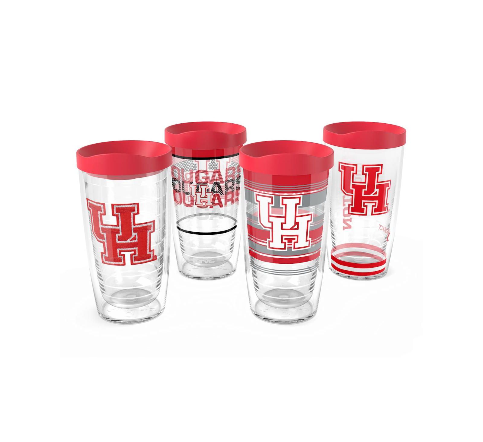 Tervis Набор классических стаканов Houston Cougars 4-Pack 16oz.