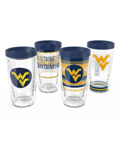Tervis West Virginia Mountaineers 4-Pack 16oz. Classic Tumbler Set