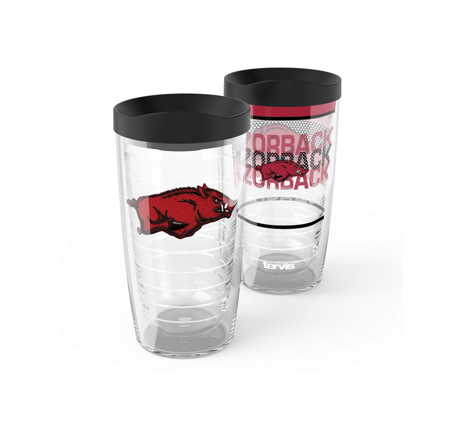 Tervis Arkansas Razorbacks 2-Pack 16oz. Competitor Emblem Tumbler Set