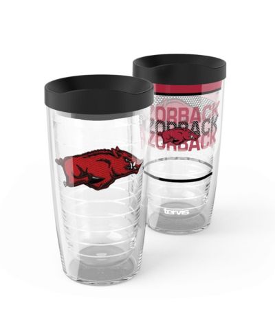 Tervis Arkansas Razorbacks 2-Pack 16oz. Competitor Emblem Tumbler Set