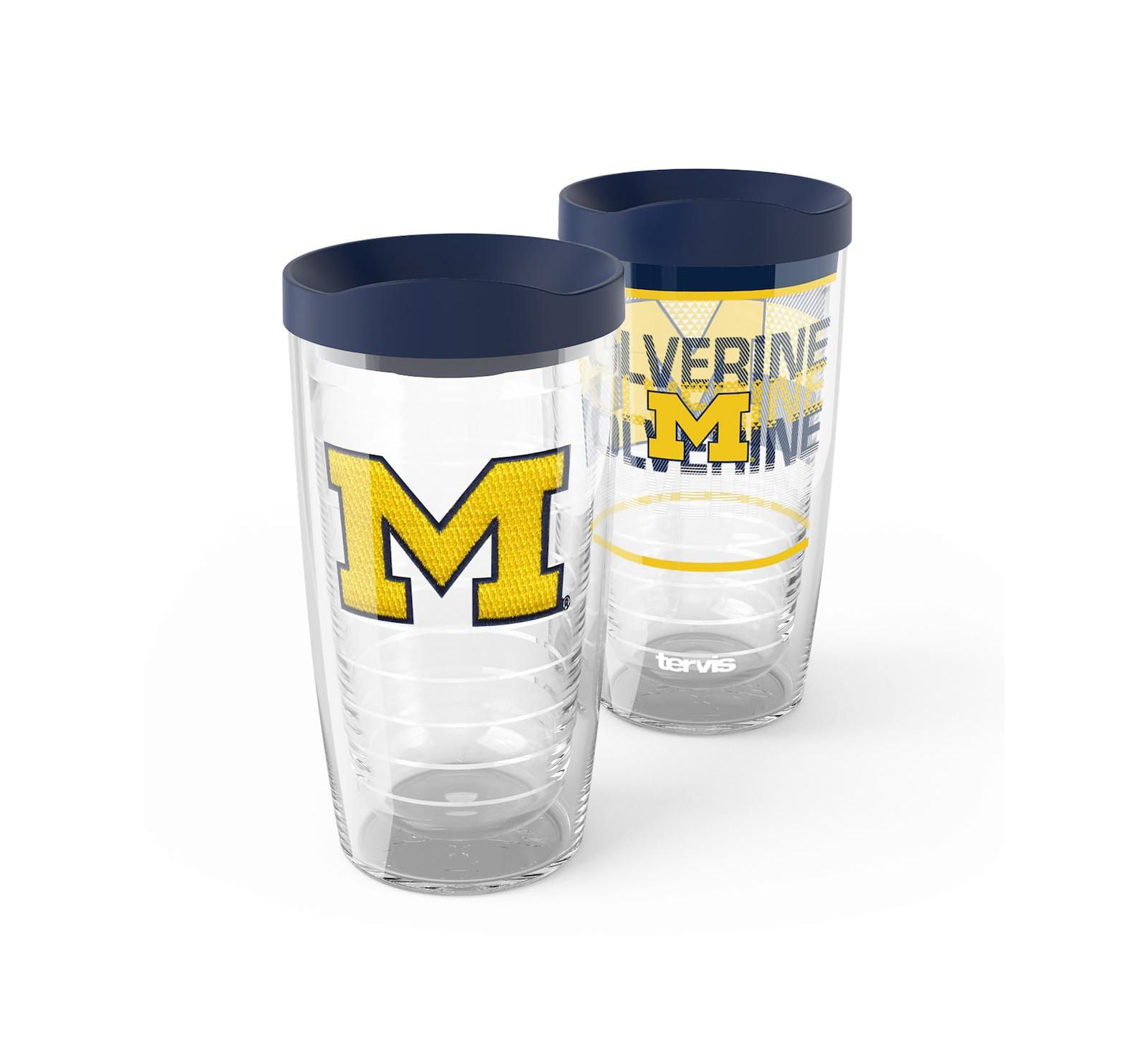 Tervis Michigan Wolverines 2-Pack 16oz. Competitor Emblem Tumbler Set