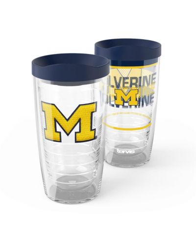 Набор стаканов Tervis Michigan Wolverines 2-Pack 16oz.