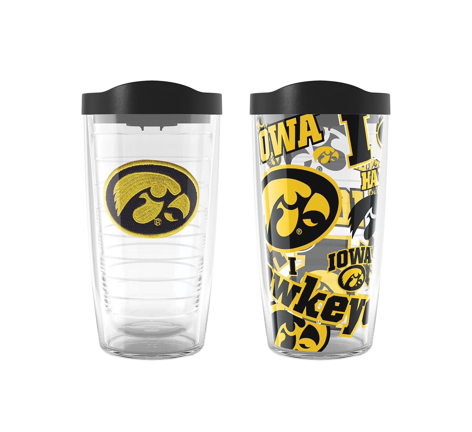 Tervis Iowa Hawkeyes 2-Pack 16oz. Competitor Emblem Tumbler Set