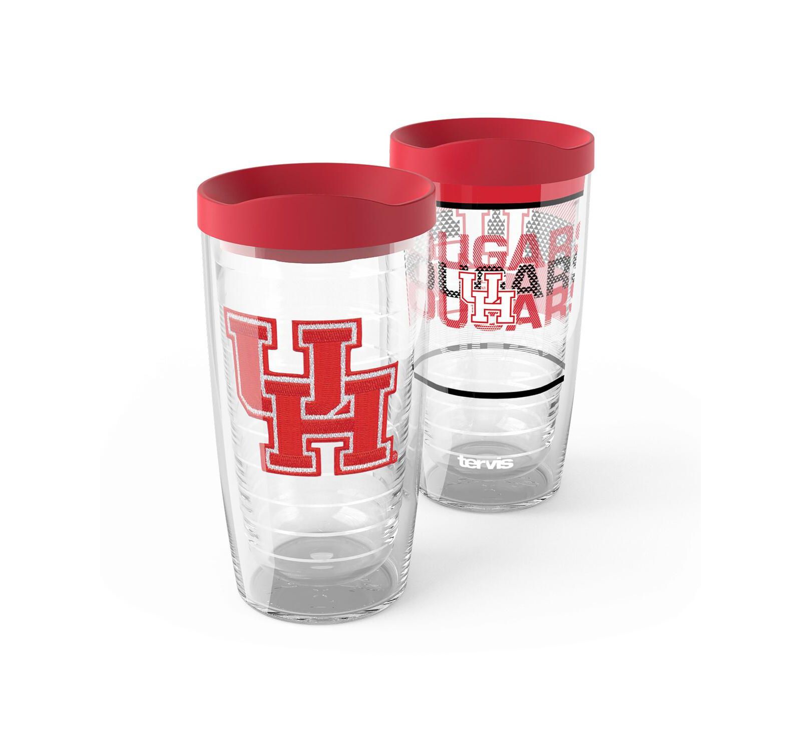 Набор стаканов Tervis Houston Cougars 2-Pack 16oz. Competitor Emblem Tumbler