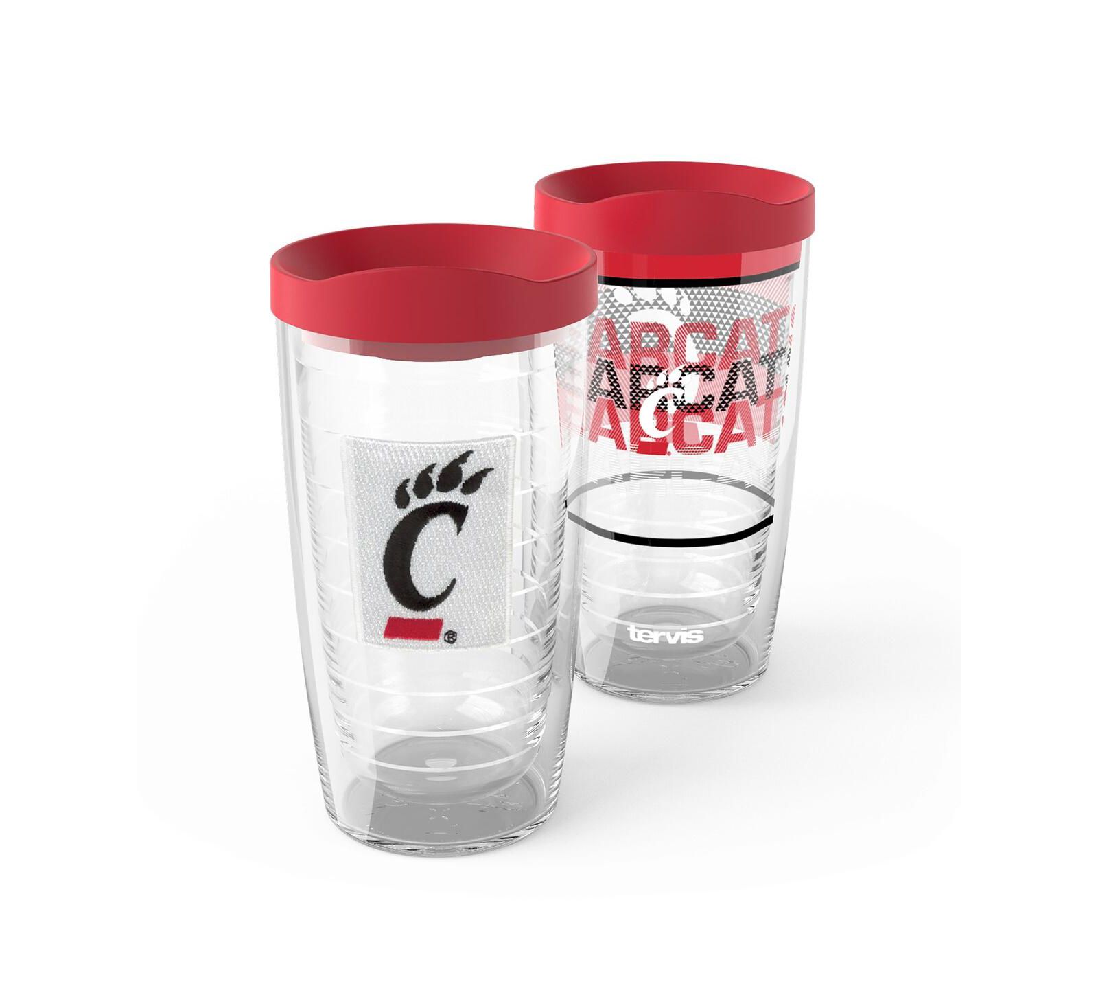 Tervis Cincinnati Bearcats 2-Pack 16oz. Competitor Emblem Tumbler Set