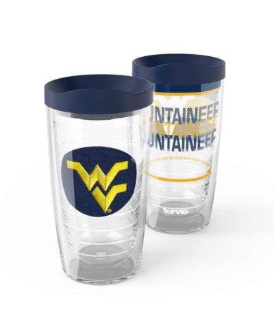 Tervis West Virginia Mountaineers 2-Pack 16oz. Competitor Emblem Tumbler Set