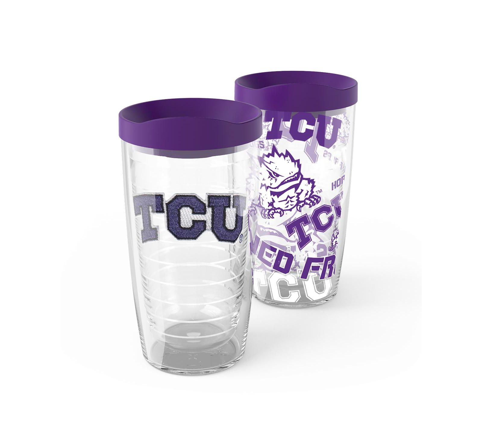 Tervis TCU Horned Frogs 2-Pack 16oz. Competitor Emblem Tumbler Set