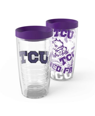 Tervis TCU Horned Frogs 2-Pack 16oz. Competitor Emblem Tumbler Set