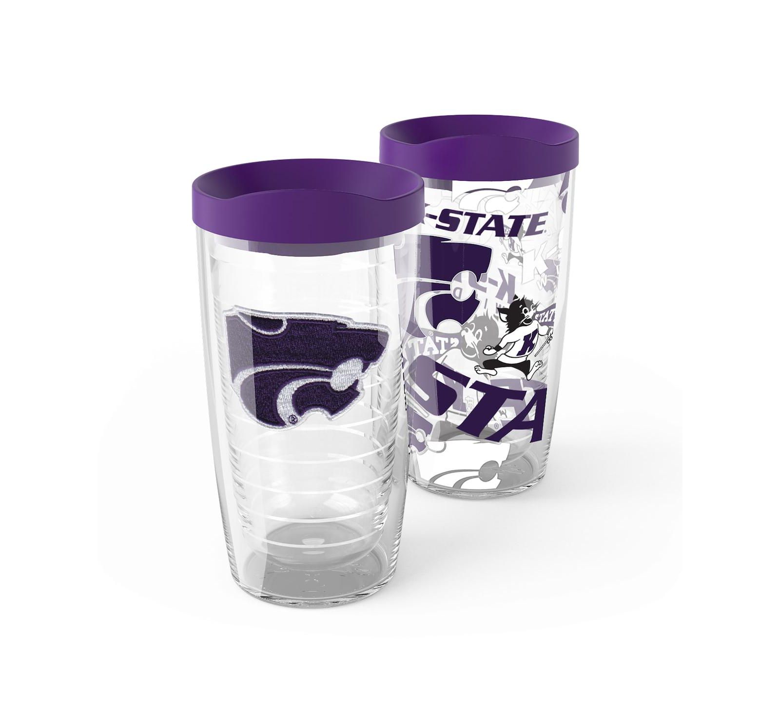 Tervis Kansas State Wildcats 2-Pack 16oz. Competitor Emblem Tumbler Set