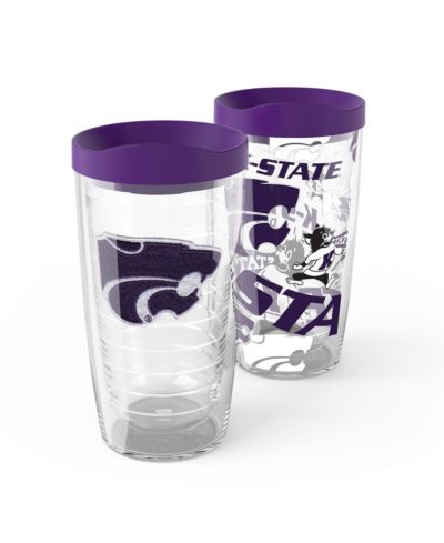 Набор стаканов Tervis Kansas State Wildcats 2-Pack 16oz. Competitor Emblem