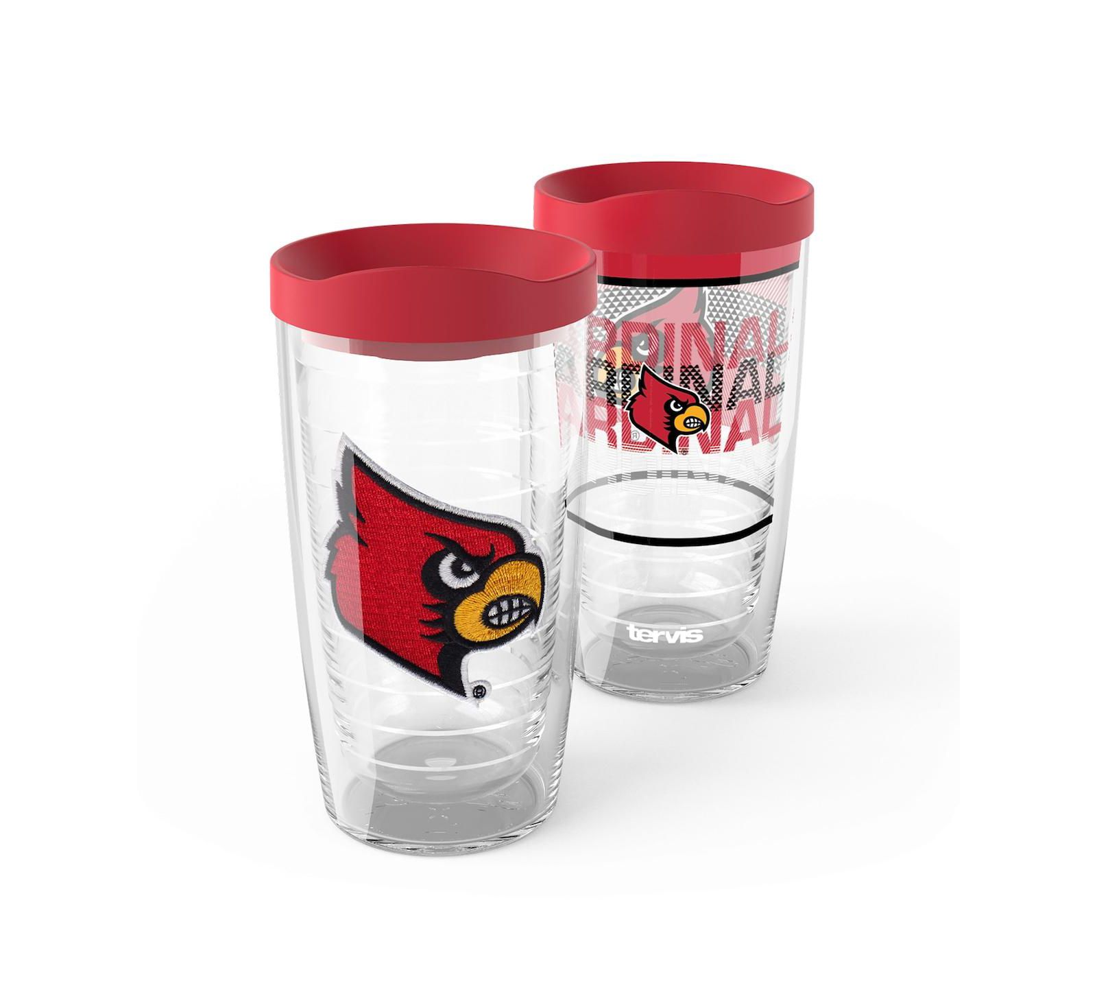 Tervis Louisville Cardinals 2-Pack 16oz. Competitor Emblem Tumbler Set