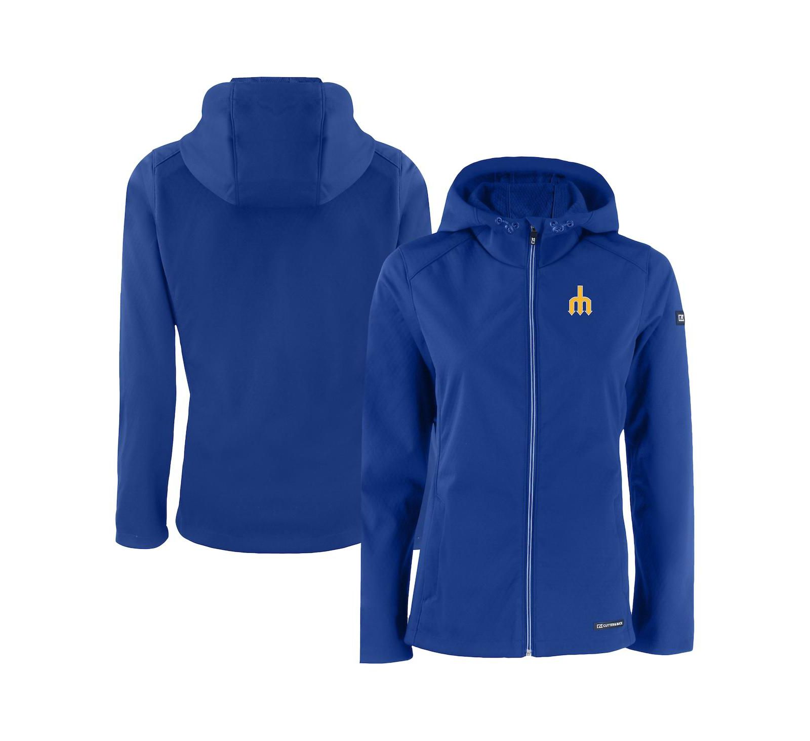 Cutter & Buck Women's Royal Seattle Mariners Evoke Eco Softshell Full-Zip Jacket